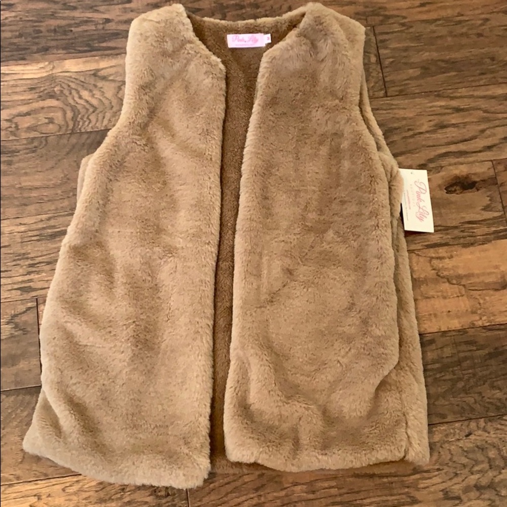 Faux fur vest